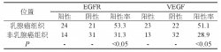 EGFR、VEGF在乳腺癌中的表達(dá)及病理價(jià)值
